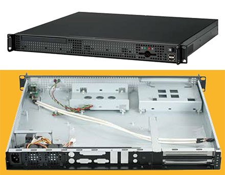 Morex Mini-ITX 1U Gehäuse 7677 (200W)